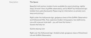 Illustration for article titled LA Residents Try to Hide Hollywood Sign From Tourists, Except on Airbnb